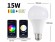 Умная светодиодная лампа Tuya E27 CCT + RGB WI-FI, работает с Алисой, Марусей, Siri, Alexa, Google