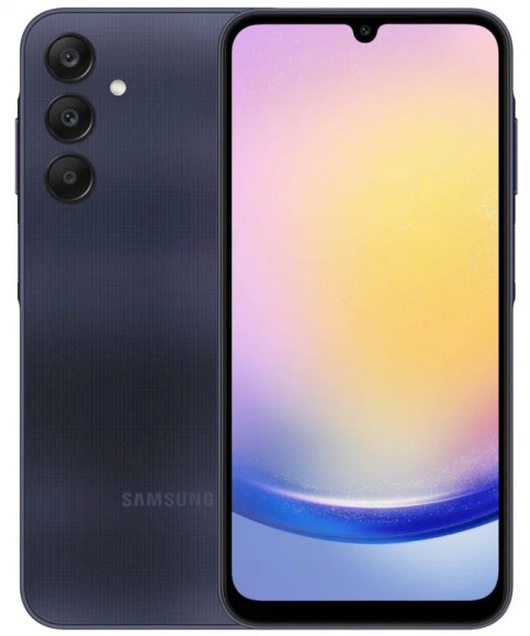 Смартфон Samsung A256E Galaxy A25 5G 6/128Gb Dual nano SIM, не РСТ (Темно-синий)
