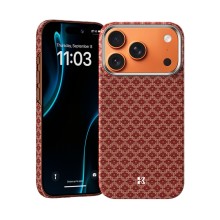 Чехол-накладка для iPhone 17 Pro Benks Magnetic Kevlar ArmorAir  ArmorGrid Orange