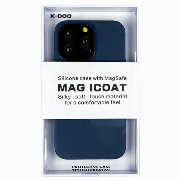 Чехол-накладка для iPhone 13 Pro Max K-DOO Mag Icoat темно-синий Чехол-накладка для iPhone 13 Pro Max K-DOO Mag Icoat темно-синий