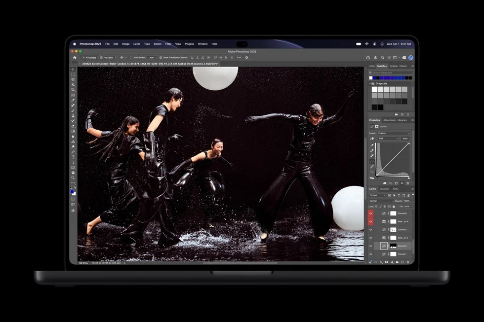 MacBook Pro с PROLED XDR в Adobe Photoshop