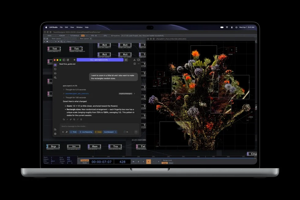 Запуск LM Studio на MacBook Pro
