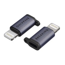 Переходник Breaking Y02 USB-C-Lightning фиолетовый Переходник Breaking Y02 USB-C-Lightning фиолетовый